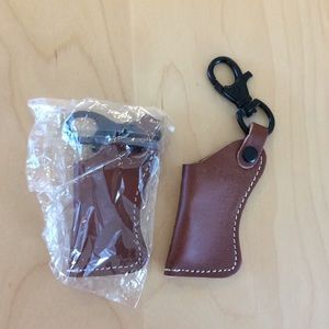 Butterfly Knife Lighter Key Case Sheath Cover